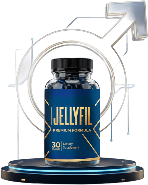 JellyFil Official Website — Men's Vitality Supplement Bottle